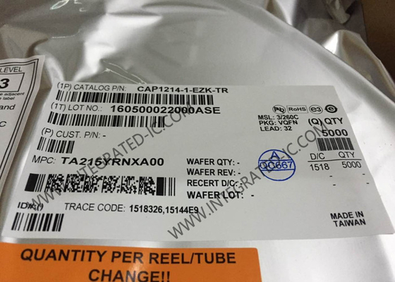 CAP1214-1-EZK-TR Sensor IC Mehrkanal-kapazitiver Touchsensor und LED-Treiber