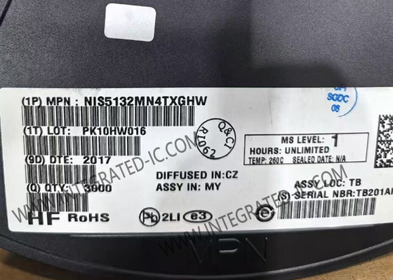 NIS5132MN4TXGHW Integrierter Schaltkreislauf-Chip 12V 44Ω Elektronische Sicherung DFN-10 Paket