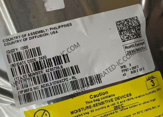ADXL312WACPZ Sensor IC Ultra-Niedrigleistung 3-Achsen-Digitalbeschleuniger LFCSP-32