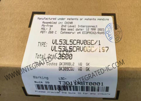 Sensor IC VL53L5CAV0GC/1 ToF Abstandssensor 3.3V Flight Sense Näherungssensoren