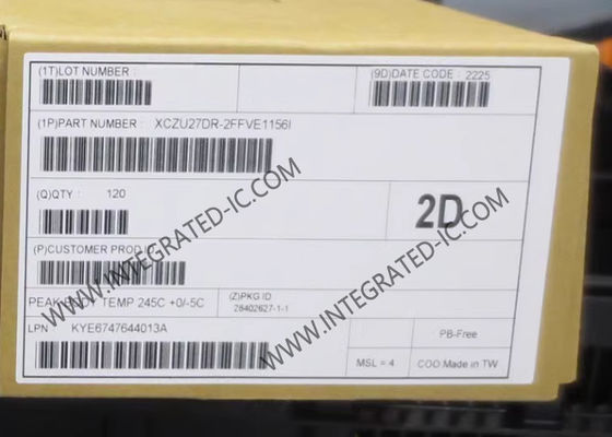 AI-Prozessor-Chip XCZU27DR-2FFVE1156I Zynq UltraScale+ RFSoC Gen 1 Adaptive SoC FBGA-1156