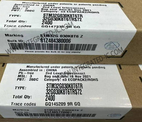 STM32G030K8T6TR Mikrocontroller MCU 64MHz 32-Bit Einzelkern Mikrocontroller LQFP-32