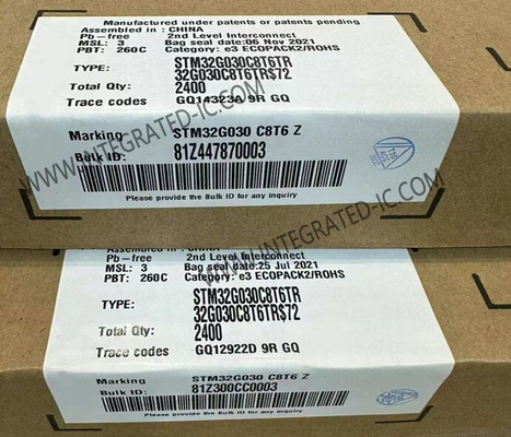 STM32G030C8T6TR Mikrocontroller MCU 64MHz 32-Bit Single-Core MCU LQFP-48 eingebettete MCU