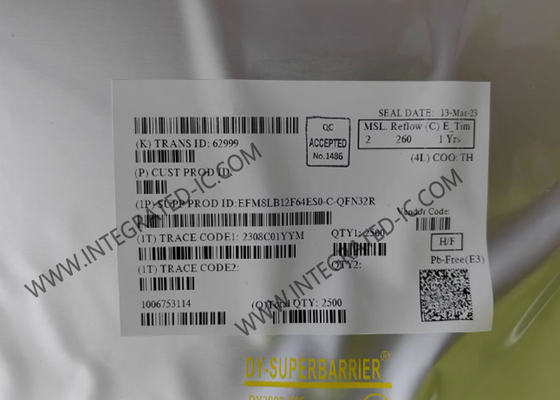 EFM8LB12F64ES0-C-QFN32R Mikrocontroller MCU 72 MHz 8-Bit Mikrocontroller QFN-32 Paket