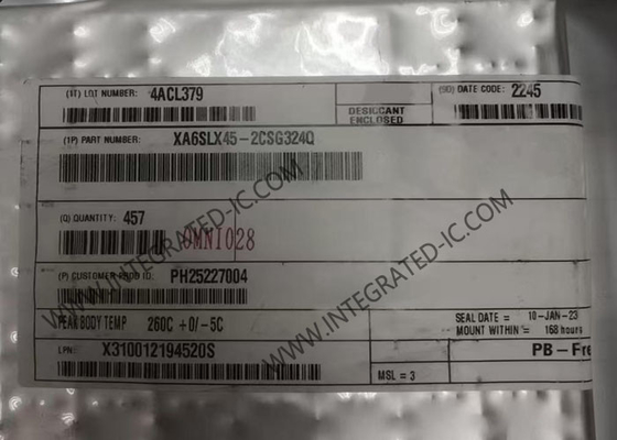 XA6SLX45-2CSG324Q Feldprogrammierbare Tor-Array Spartan-6 Automotive FPGA IC CSBGA-324 Paket