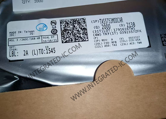 TAS5753MDDCAR Integrierter Schaltkreislauf Chip-Klasse-D Verstärker mit Digital Audio Prozessor HTSSOP-48