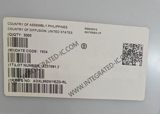 ADXL950WYEZD Sensor IC Einsachsgeschwindigkeitsmessgerät mit Dual-Spektrum-Beschleunigungsmessgerät