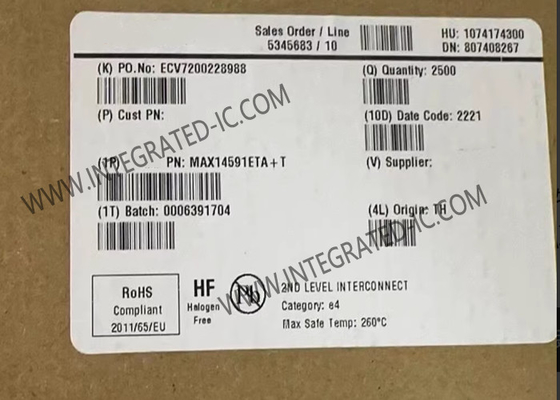 Integrierter Schaltkreislaufchip MAX14591ETA Zweikanal-Logikübersetzer TDFN-8