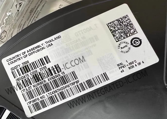 LTC4367HDD Integrierter Schaltkreislauf-Chip 100V Überspannung Unterspannung und Rückwärtsversorgung Schutz Controller