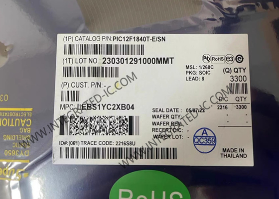 PIC12F1840T-E/SN Mikrocontroller MCU 7KB Flash 32MHz Mikrocontroller mit XLP-Technologie