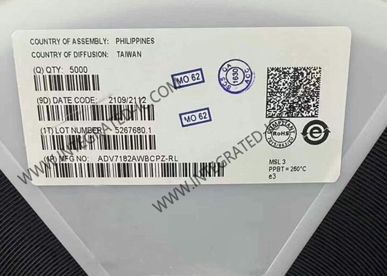 ADV7182AWBCPZ integrierter Schaltkreislauf Chip 10-Bit SDTV-Video-Decoder mit Differential-Eingängen