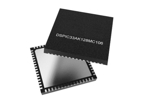 DSPIC33AK128MC106-E/M7 Mikrocontroller MCU Digitale Signalsteuerung VQFN-64 32-Bit DSC