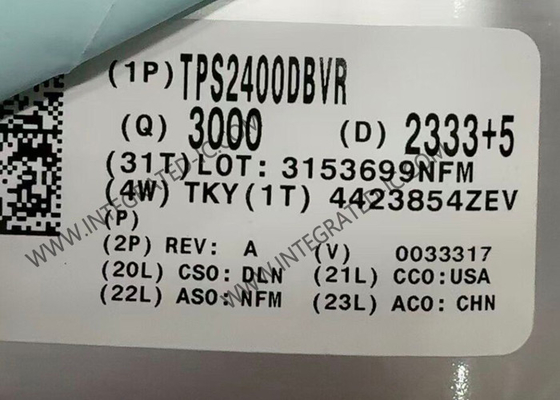 TPS2400DBVR Integrierter Schaltkreislauf-Chip 5,5 V Überspannungsschutz-Regler mit 100 V Eingangsschutz