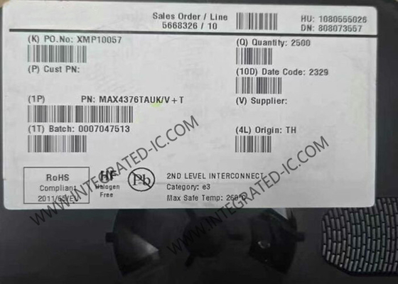 MAX4376TAUK Integrierter Schaltkreislauf Chip 1mA Einfach hoher seitlicher Stromempfindung Verstärker