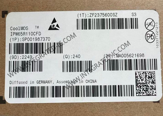 IPW65R110CFD Integrierter Schaltkreislauf Chip 650V N-Kanal Leistung MOSFET Transistoren TO-247-3