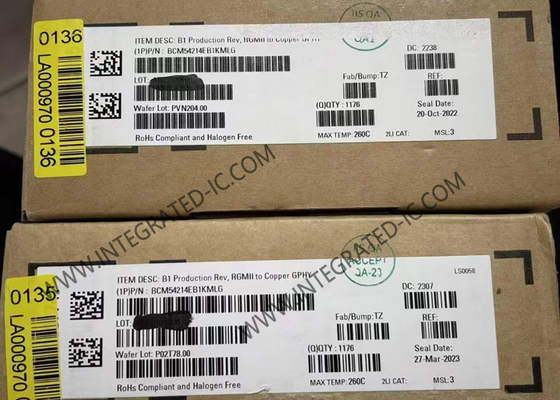 BCM54214EB1KMLG Ethernet-IC Einzelanschluss RGMII Gigabit-Ethernet-Transceiver QFN68
