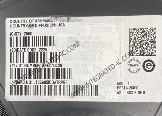LTC3805IDD Integrierter Schaltkreislauf-Chip Einstellfrequenz Strommodus Flyback Gleichspannungs-/ Gleichspannungs-Steuerung