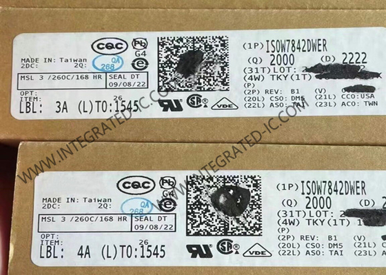 ISOW7842DWER Integrierter Schaltkreislauf-Chip 5000Vrms Vierkanal-Digitalisolatoren SOIC16