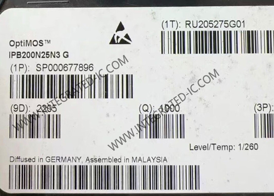 IPB200N25N3G 250V OptiMOSTM N-Channel Power MOSFET Transistor mit integrierter Schaltung
