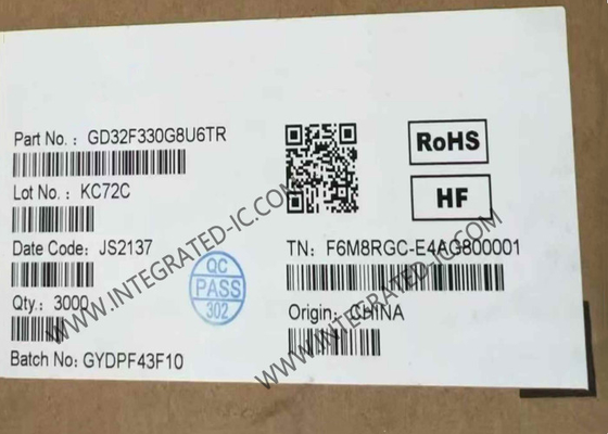 GD32F330G8U6TR Mikrocontroller MCU 84MHz Einstiegsstufe 32Bit Mikrocontroller QFN28