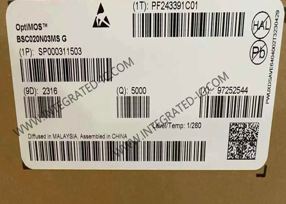 BSC020N03MSG Integrierter Schaltkreislauf Chip 30V OptiMOS N-Kanal Leistung MOSFET Transistoren