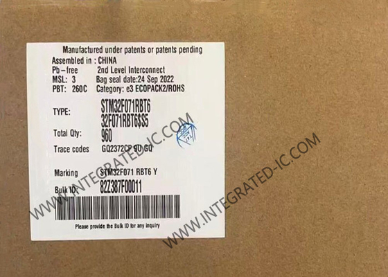 STM32F071RBT6 Mikrocontroller MCU 128KB Flash STM32F0 Mikrocontroller MCU