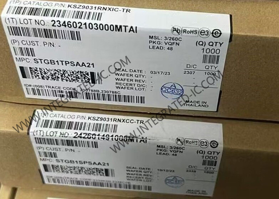 Ethernet-IC KSZ9031RNXIC Gigabit-Ethernet-Transceiver mit RGMII-Schnittstelle QFN-48