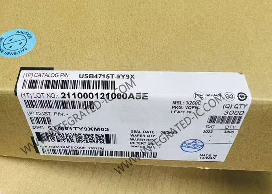 USB4715T-I/Y9X Integrierter Schaltkreislauf-Chip USB 2.0 High-Speed Hub Controller mit FlexConnect an allen Ports