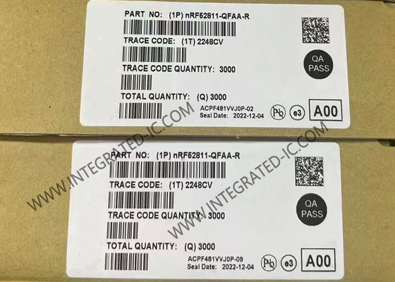 NRF52811-QFAA-R BT IC 2.4GHz Niedrige Energie BT 5.4 SoC QFN48 BT 5.4 System auf dem Chip