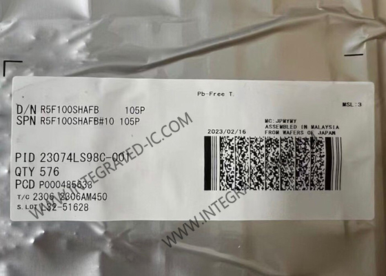 R5F100SHAFB Mikrocontroller MCU Niedrige Leistung Hohe Funktion RL78/G13 Mikrocontroller