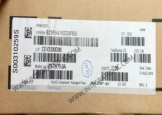 BCM54616SC0IFBG Ethernet IC Einchip integrierter Dreifachgeschwindigkeits-Ethernet-Transceiver
