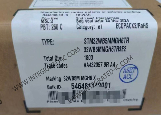 BT IC STM32WB5MMGH6TR 2.4GHz BT Niedrige Energie 5.4 Und 802.15.4 Modul