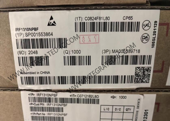 IRF1310NPBF Integrierter Schaltkreislauf Chip 100V HEXFET Leistung MOSFET Transistor TO-220-3