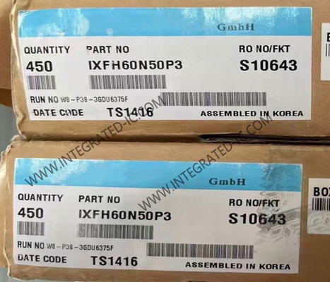 IXFH60N50P3 integrierte Schaltkreischip N-Kanal-Erhöhung der Leistung MOSFET-Transistoren