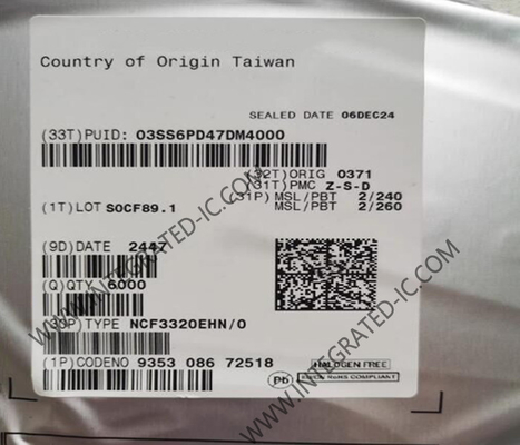 Integrierter Schaltkreislauf-Chip NCF3320EHN 13.56MHz Kontaktloser Autoreader IC HVQFN-32