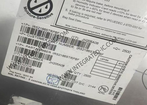 IRS2186STRPBF Integrierter Schaltkreislauf 600V EiceDRIVER Hochseite und Niedrigseite Tor Treiber