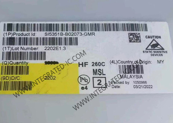 SI5351B-B02073-GMR Integrierter Schaltkreislauf Chip 200MHz LVCMOS 8 Ausgangsuhrgenerator 20-VFQFN