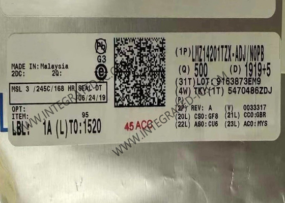 LMZ14201TZX-ADJ integrierter Schaltkreislauf Chip 1A SIMPLE SWITCHER Strommodul zu PMOD-7