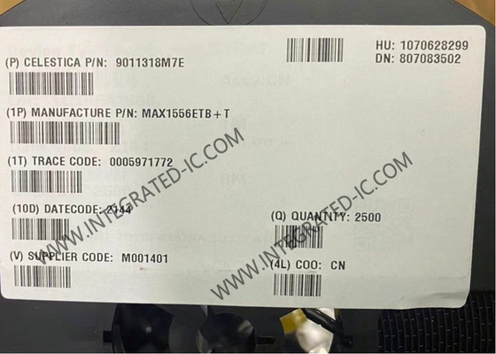 MAX1556ETB integrierter Schaltkreislauf-Chip hocheffiziente 1.2A PWM Step-Down Gleichstrom-Gleichstrom-Wandler