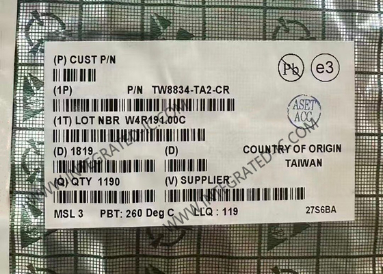 TW8834-TA2-CR Integrierter Schaltkreislauf-Chip LCD-Videoprozessor TQFP100-Displayprozessoren