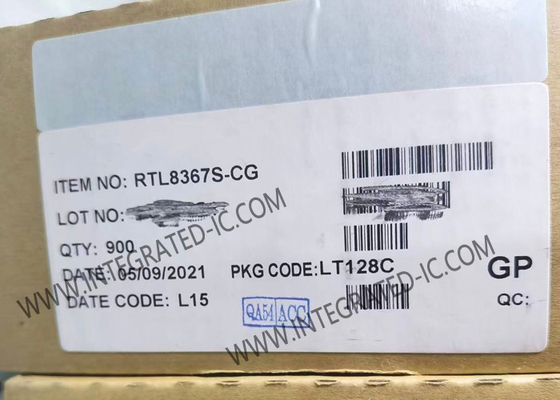 RTL8367S-CG Ethernet IC Layer 2 verwalteter 5+2-Port Ethernet-Switch LQFP128