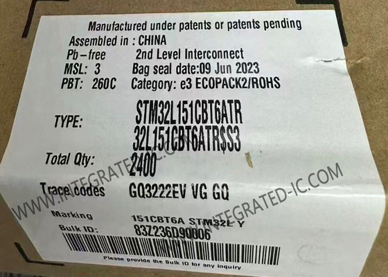 STM32L151CBT6ATR Mikrocontroller MCU Ultra-Niedrigleistung 32-Bit ARM Cortex-M3 MCU