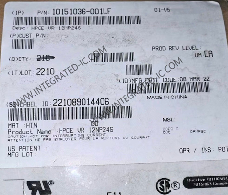 10151036-001LF-Anschlüsse Kartenrandanschlüsse HPCE VR 12NP24S-Anschlüsse
