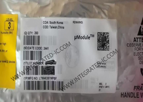 LTM4638IY Integrierter Schaltkreislauf Chip 20VIN 15A Step-Down Gleichspannungsgleichspannung uModule Regulator