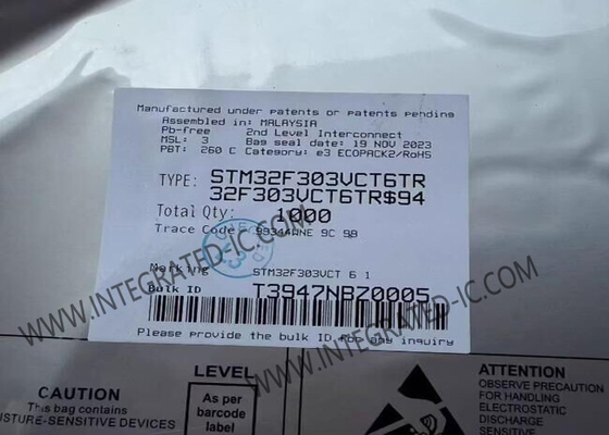 STM32F303VCT6 Mikrocontroller MCU 72MHz eingebettete MCU LQFP-100 ARM Mikrocontroller