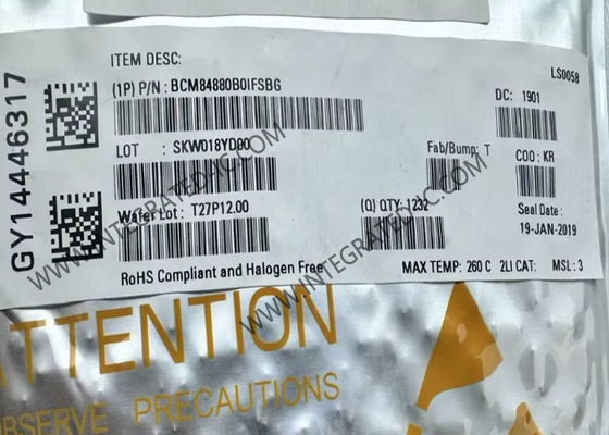 Ethernet-IC BCM84880B0IFSBG Single-Chip integrierter Ethernet-CMOS-Transceiver