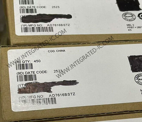 AD7616BSTZ Integrierter Schaltkreislauf-Chip mit bipolarer Eingabe, doppelter gleichzeitiger Probenahme, 16-Bit-Auflösung ADC