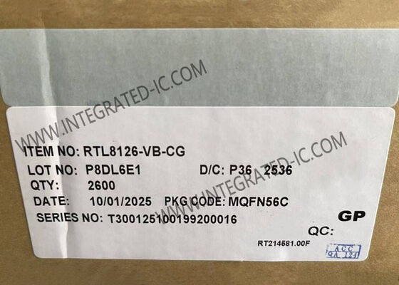 RTL8126-VB-CG Ethernet-IC Hochgeschwindigkeits-Ethernet-Controller mit 5 GbE mit QFN-56 Paket
