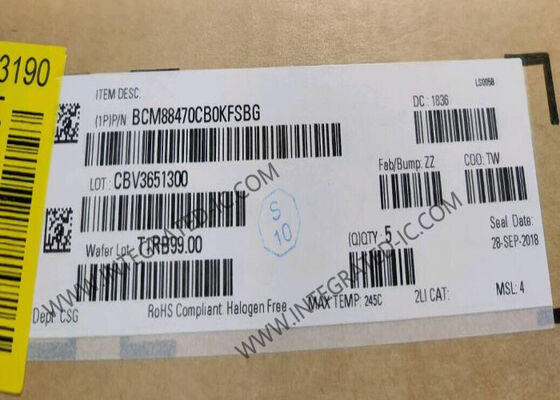 BCM88470CB0KFSBG Ethernet-IC Hochleistungs- 300 Gbps-Schalter für StrataDNX Qumran-AX