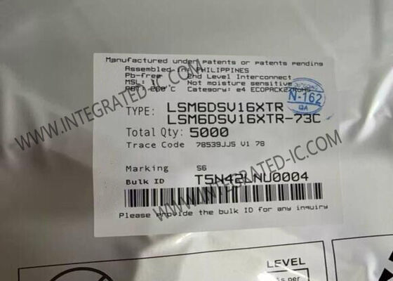 LSM6DSV16XTR Sensor IC 6-Achsen Inertial Measurement Unit mit integrierter Sensorfusion